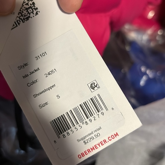 Obermeyer Youth Isla Puffer Ski Jacket. Size small/8. NWT! - Picture 6 of 6